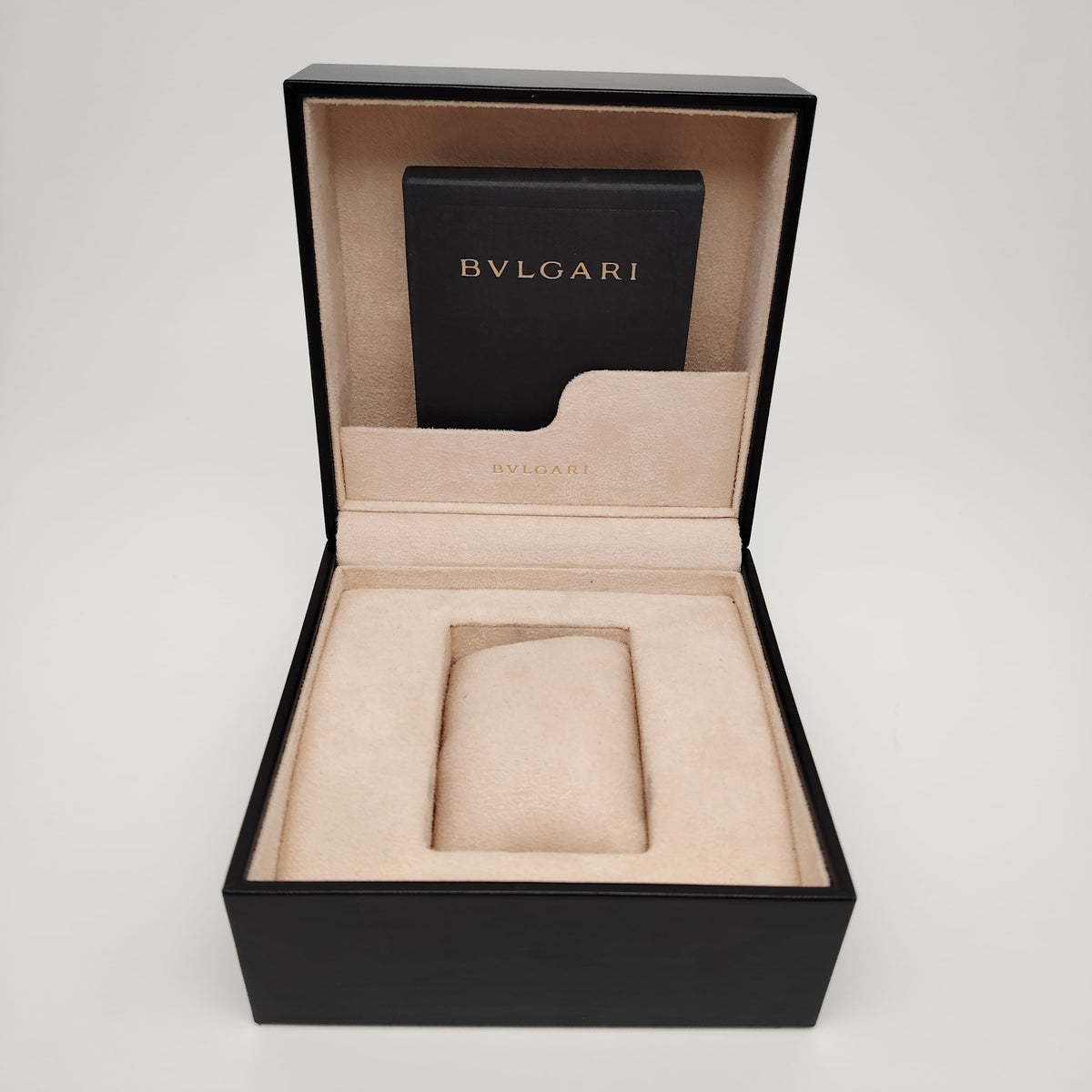 BVLGARI Watch Storage Box with Warranty Card & Manual No Outer Box Pre-owned