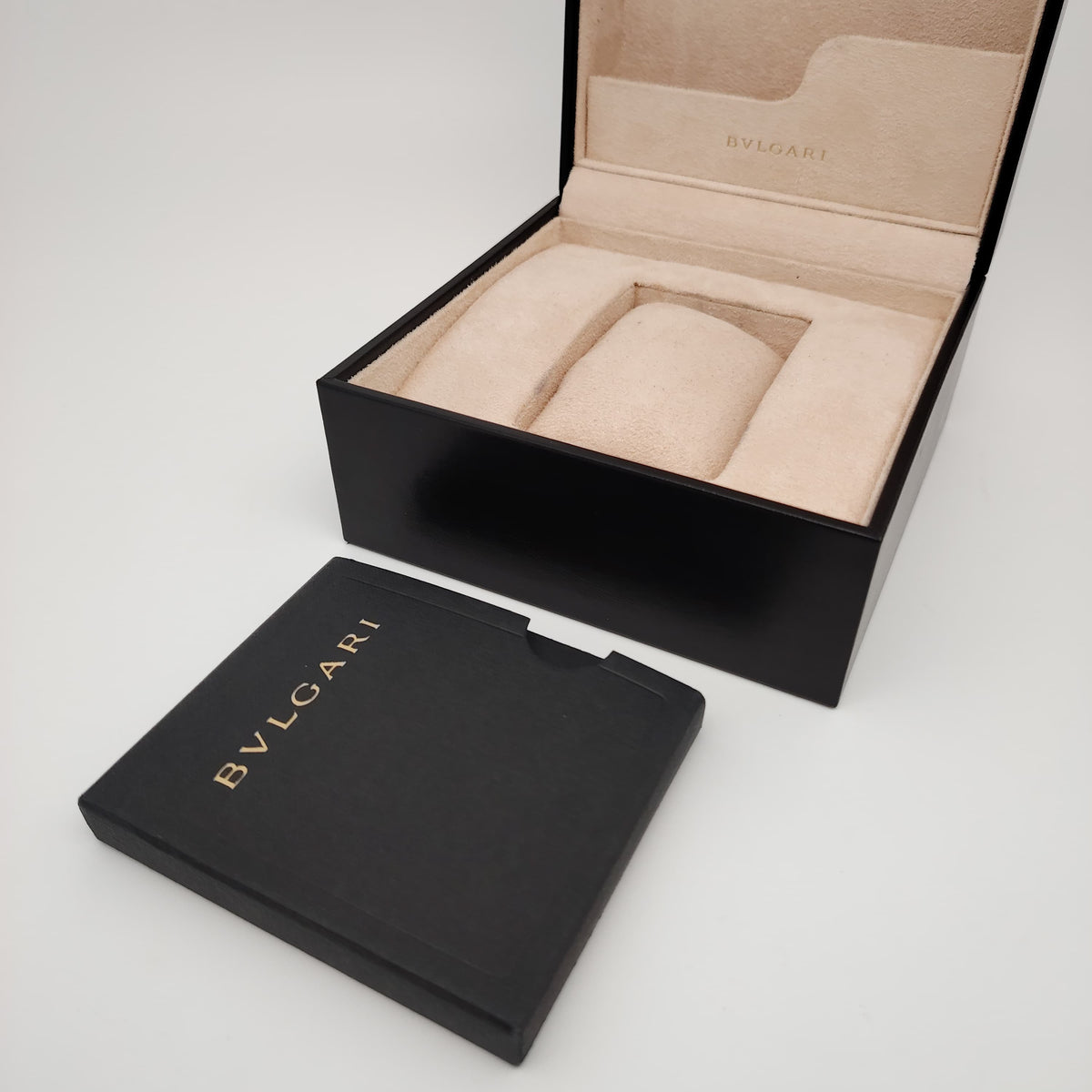 BVLGARI Watch Storage Box with Warranty Card & Manual No Outer Box Pre-owned