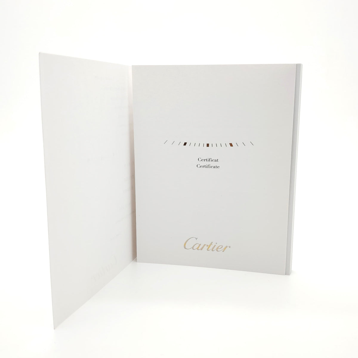Authentic Cartier Watch Warranty Booklet & Manual (Pre-2019 Models) – Blank & Unused