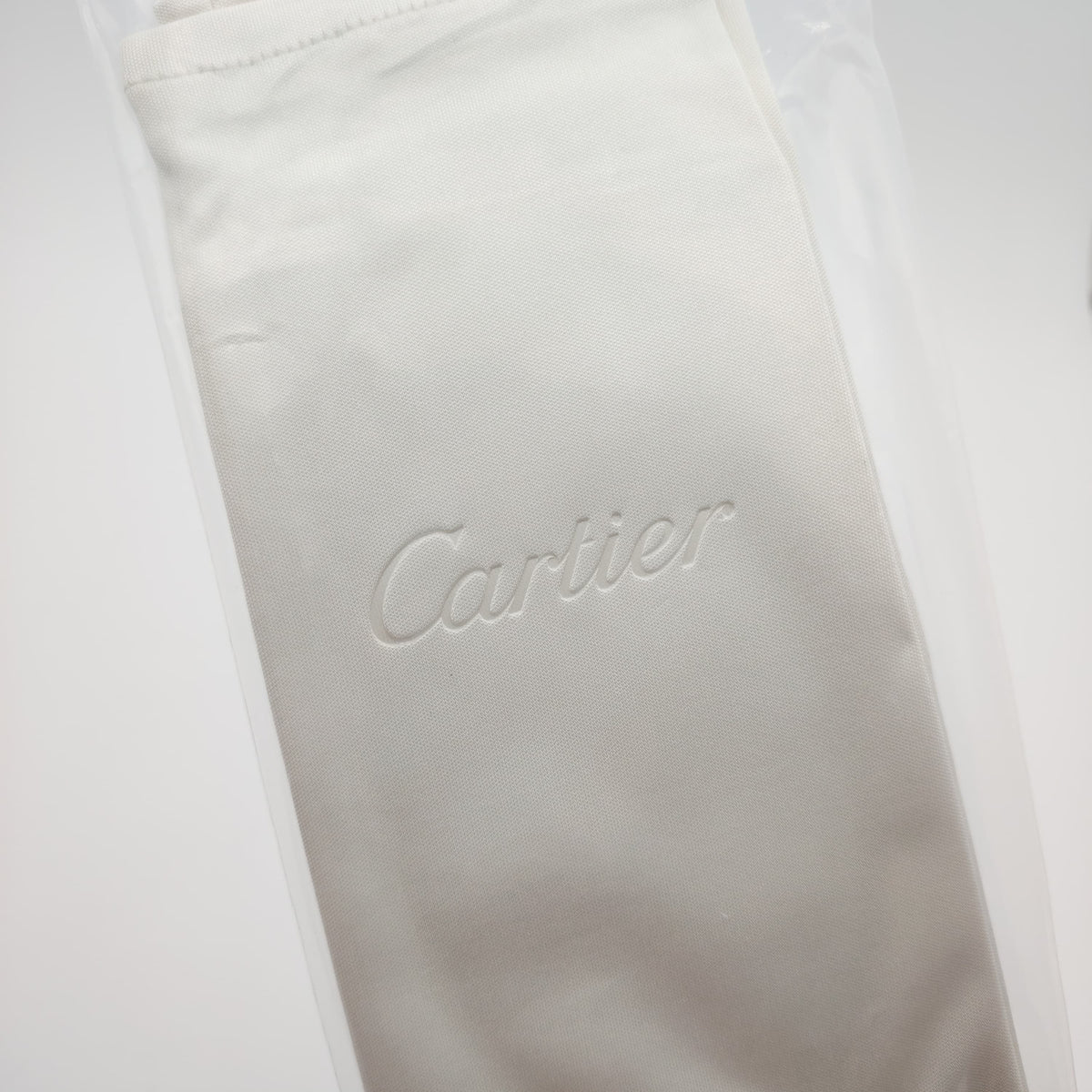 Authentic Cartier Boutique White Gloves (Ref. CRAVM00312) – Size Large – Brand New