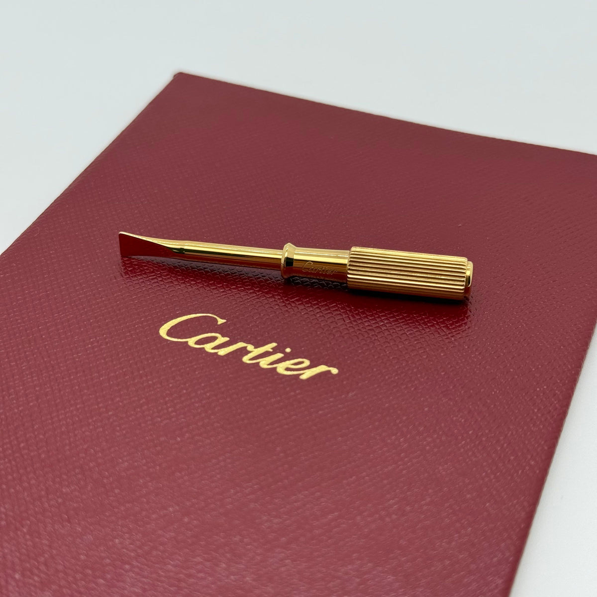 Cartier Gold Metal Screwdriver – Jewelry Accessory Tool