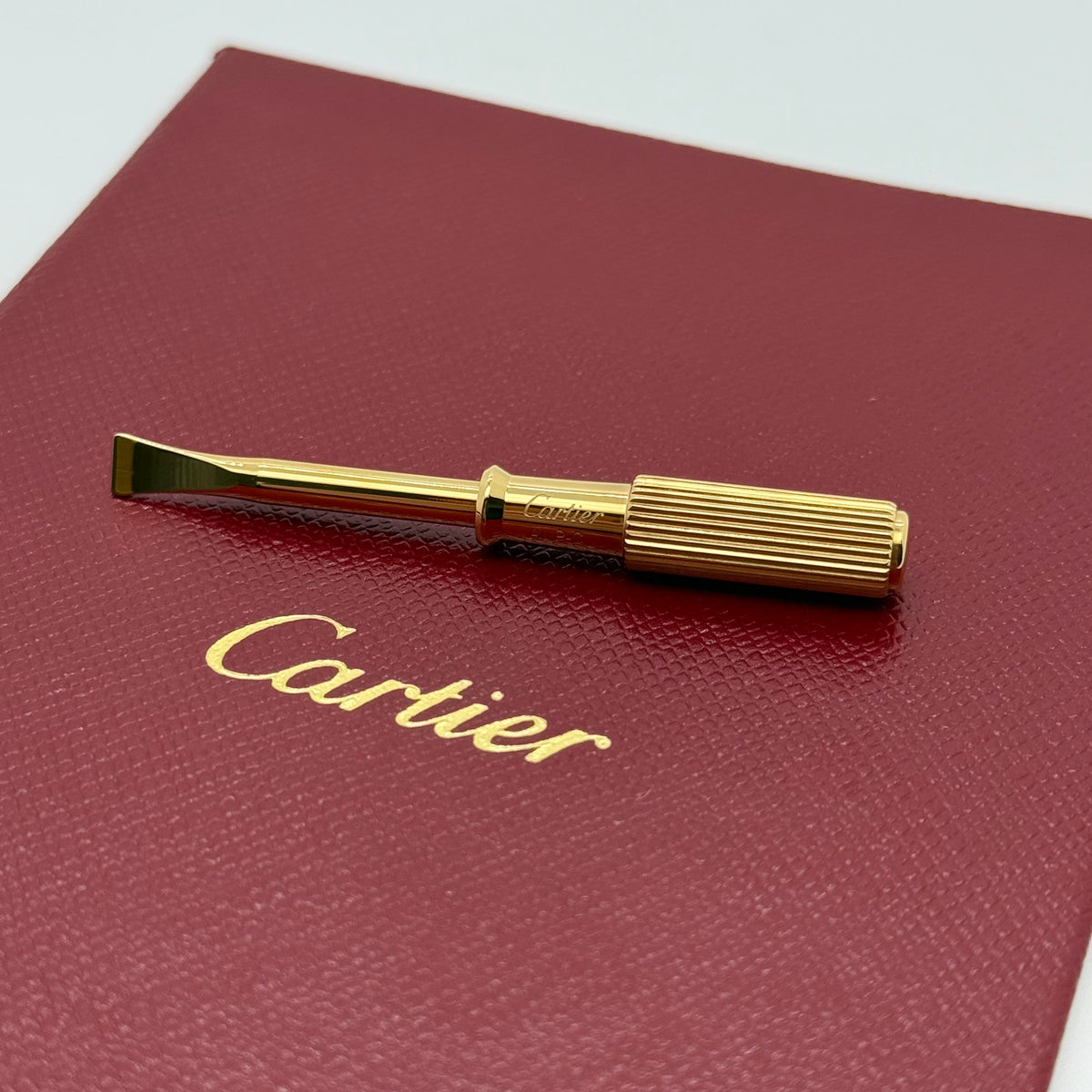 Cartier Gold Metal Screwdriver – Jewelry Accessory Tool