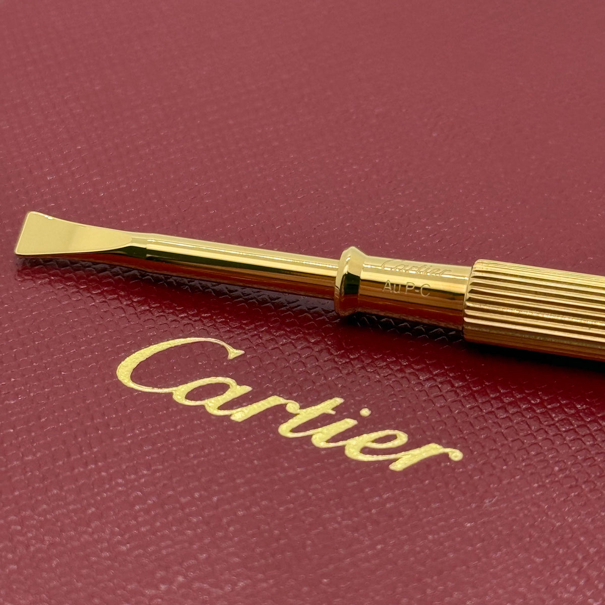 Cartier Gold Metal Screwdriver – Jewelry Accessory Tool