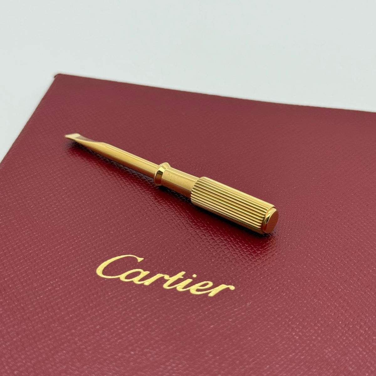 Cartier Gold Metal Screwdriver – Jewelry Accessory Tool