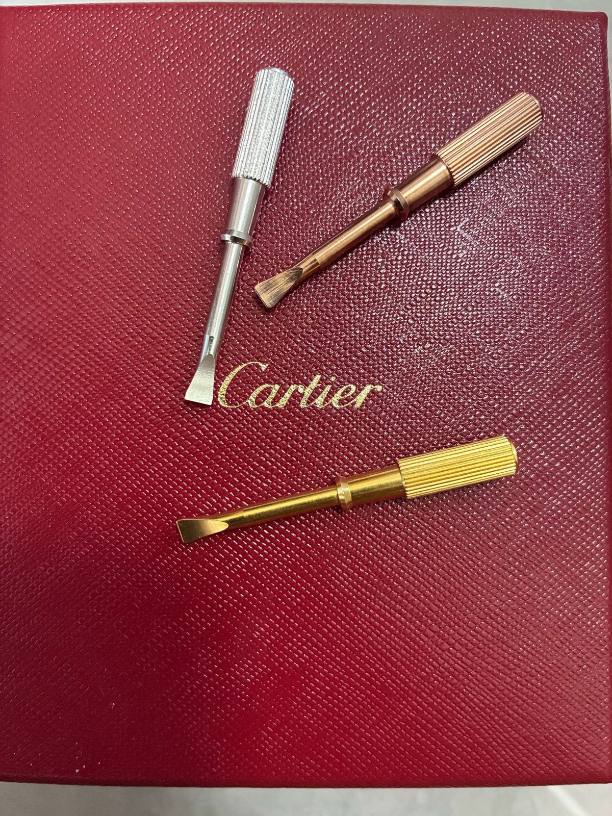 Cartier Sliver Metal Screwdriver – Jewelry Accessory Tool-Brand New