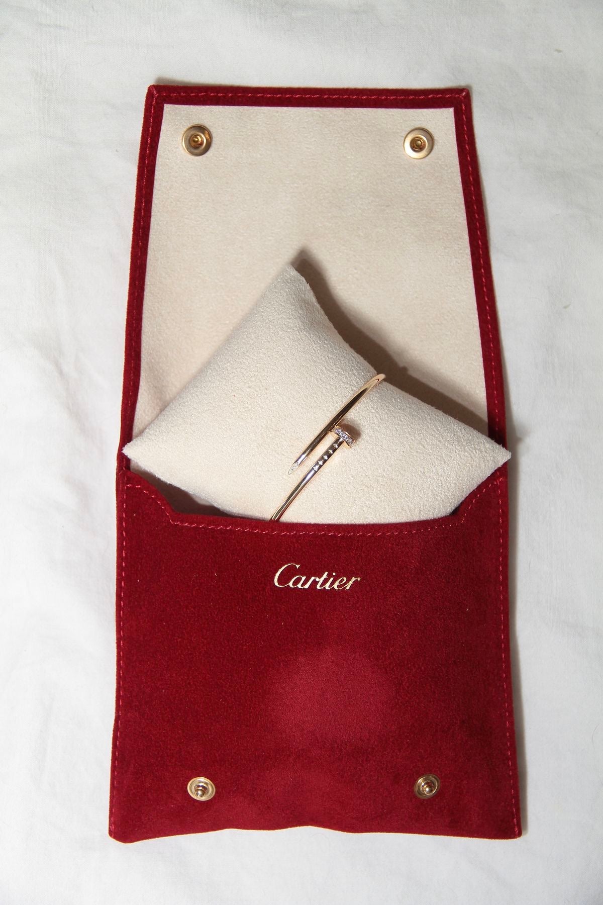 Cartier Red Portable Pouch for Watches & Jewellery – Storage Case Only Vip Gift
