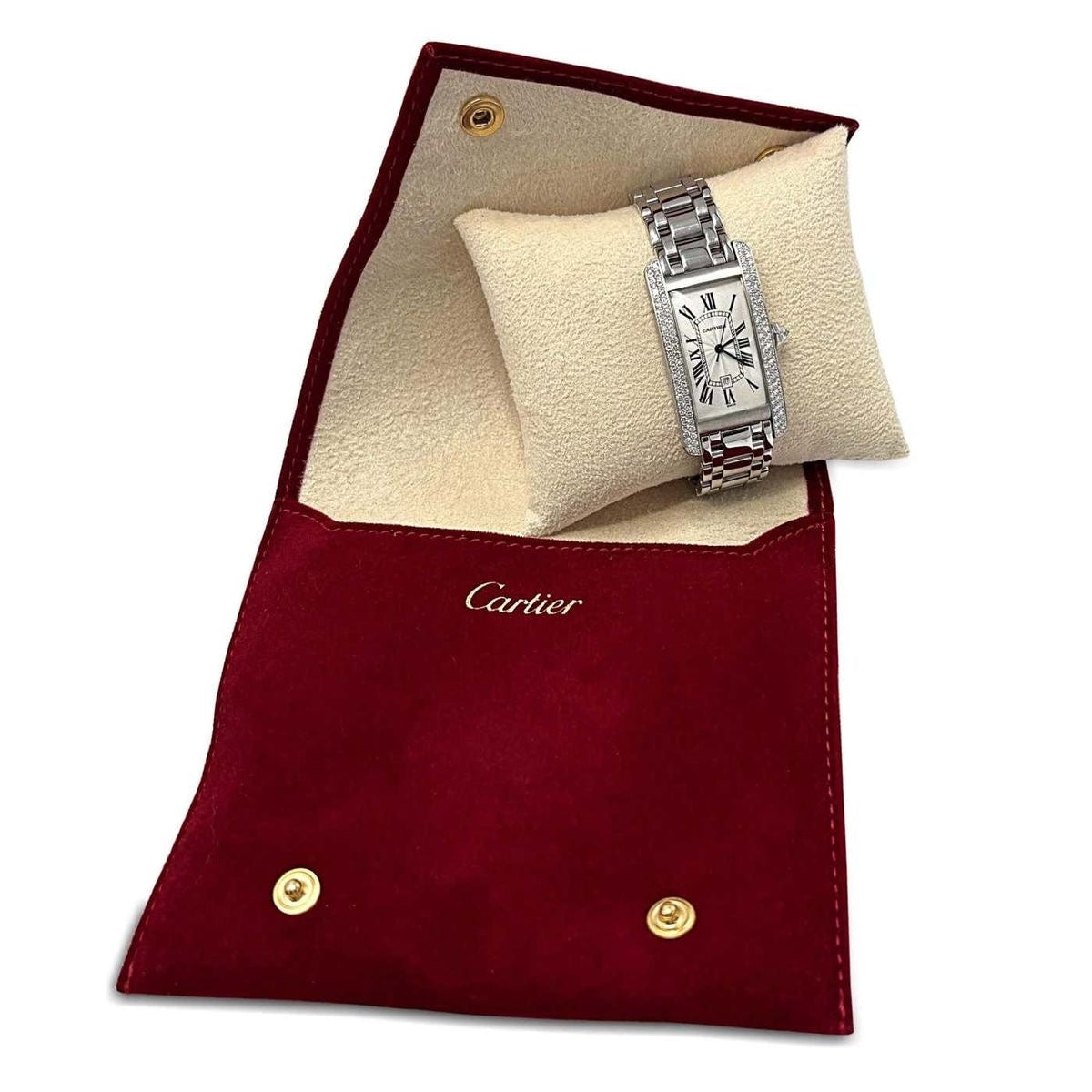 Cartier Red Portable Pouch for Watches & Jewellery – Storage Case Only Vip Gift
