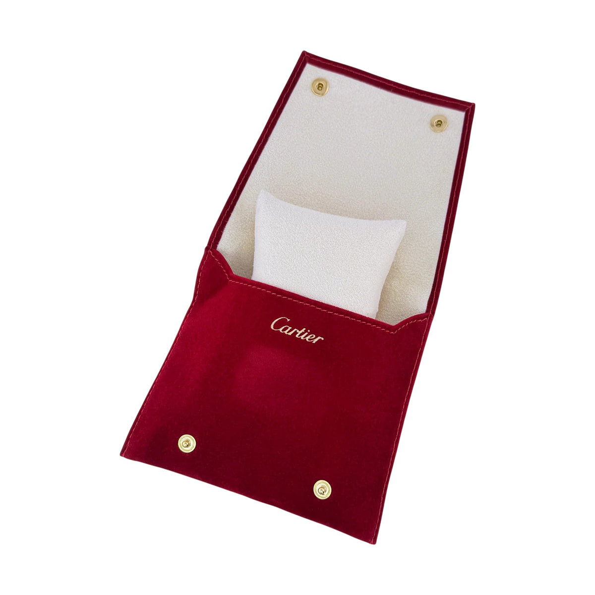 Cartier Red Portable Pouch for Watches & Jewellery – Storage Case Only Vip Gift