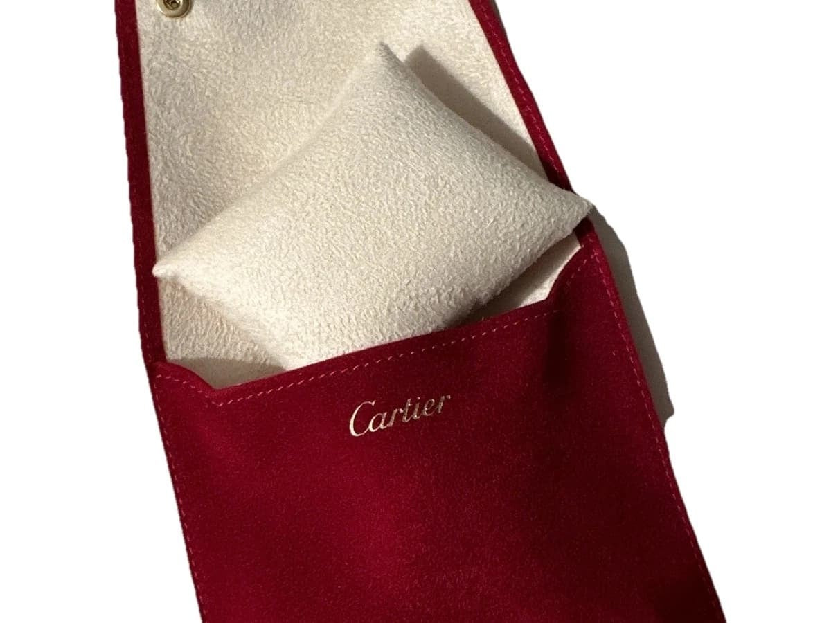Cartier Red Portable Pouch for Watches & Jewellery – Storage Case Only Vip Gift
