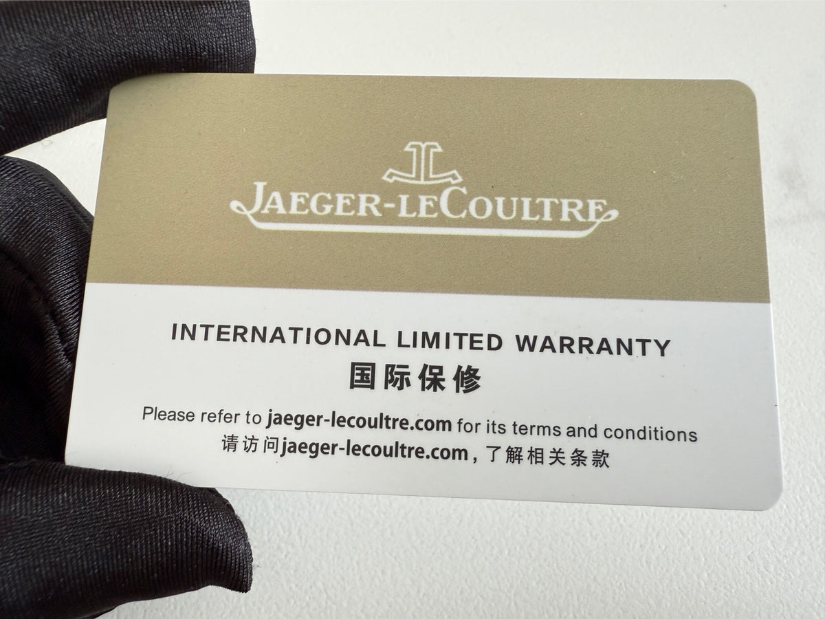 Authentic  Jaeger-LeCoultre  Warranty Certificate Card