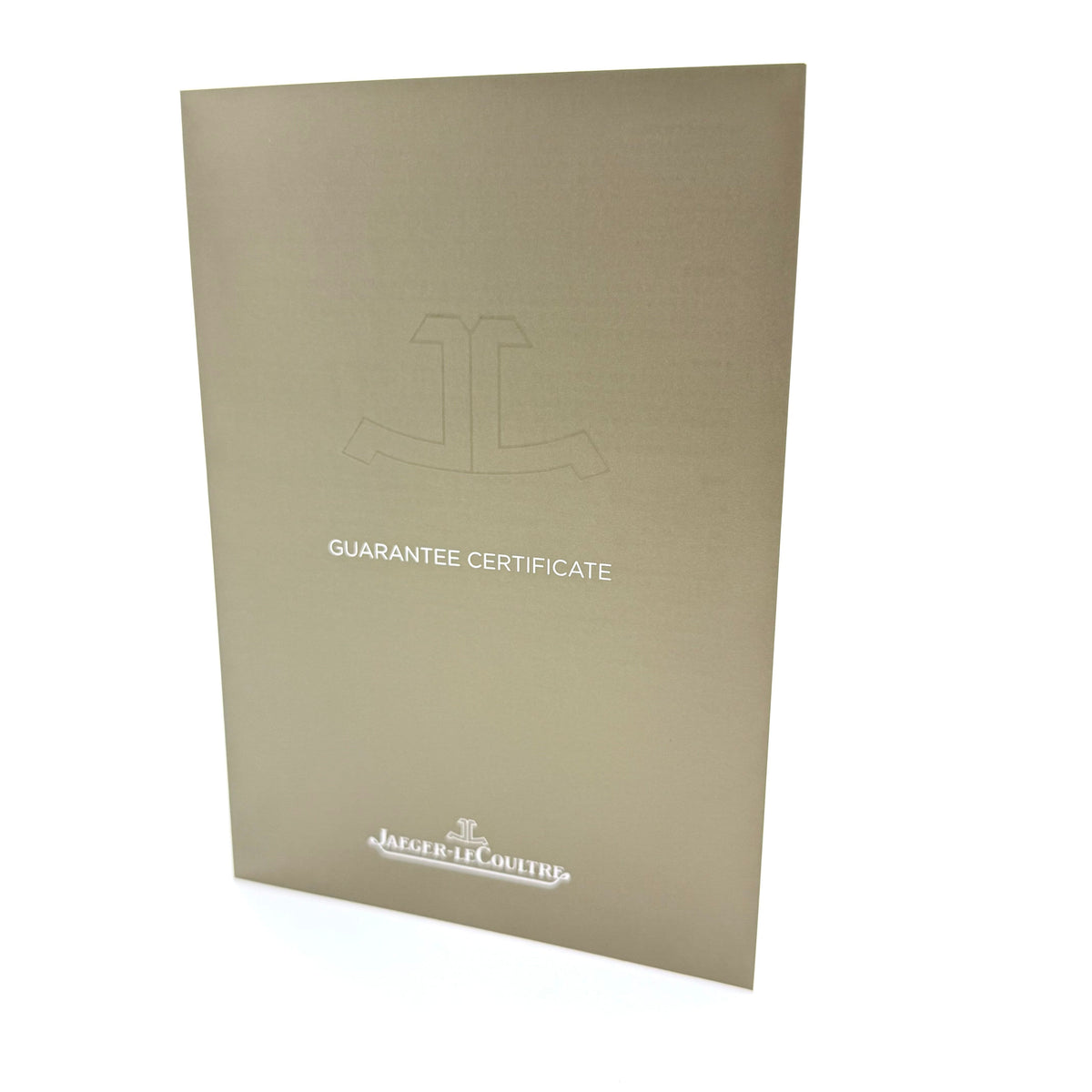 Authentic Vintage Jaeger-LeCoultre Watch Paper Warranty Certificate (Except USA & Canada)