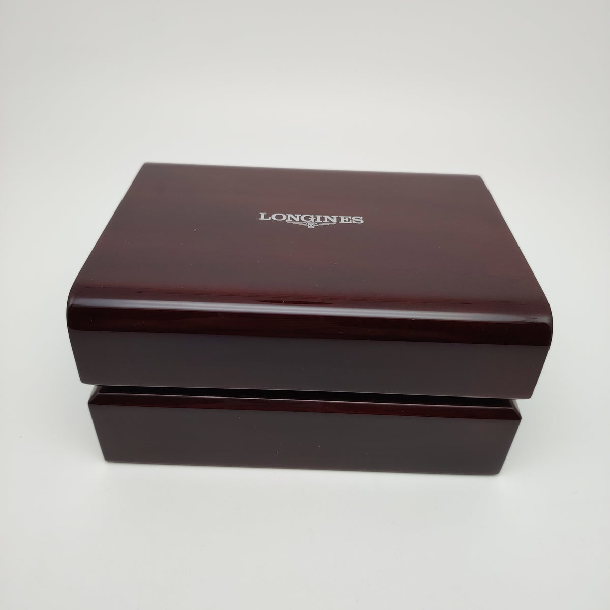 Genuine Original Longines Wooden Watch Box Case with Cleaning Cloth - 2025