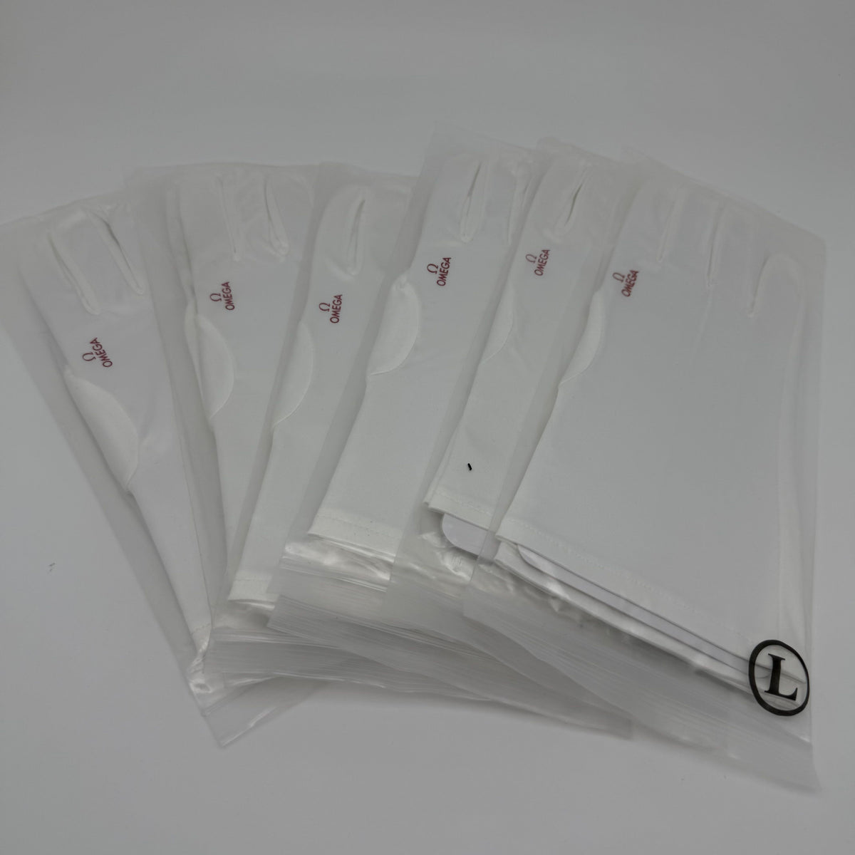 Authentic Omega White Handling Gloves – S / M / L