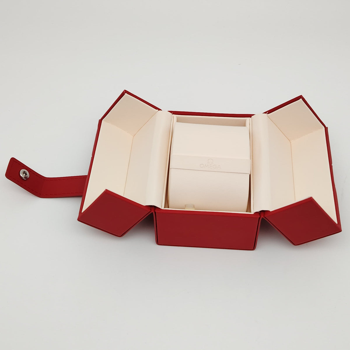 Authentic Omega Red Watch Travel Pouch