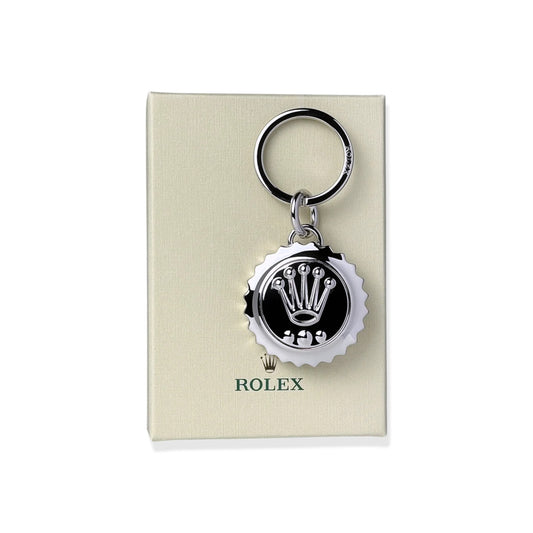 Rolex Stainless Steel Keychain in Silver