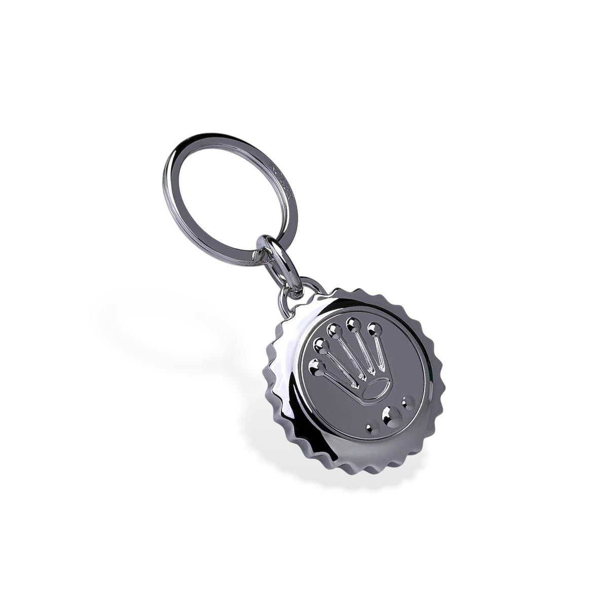 Rolex Stainless Steel Keychain in Silver