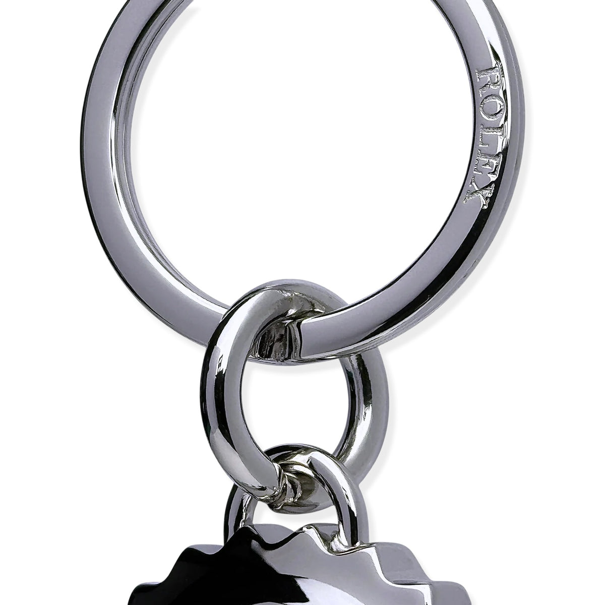 Rolex Stainless Steel Keychain in Silver