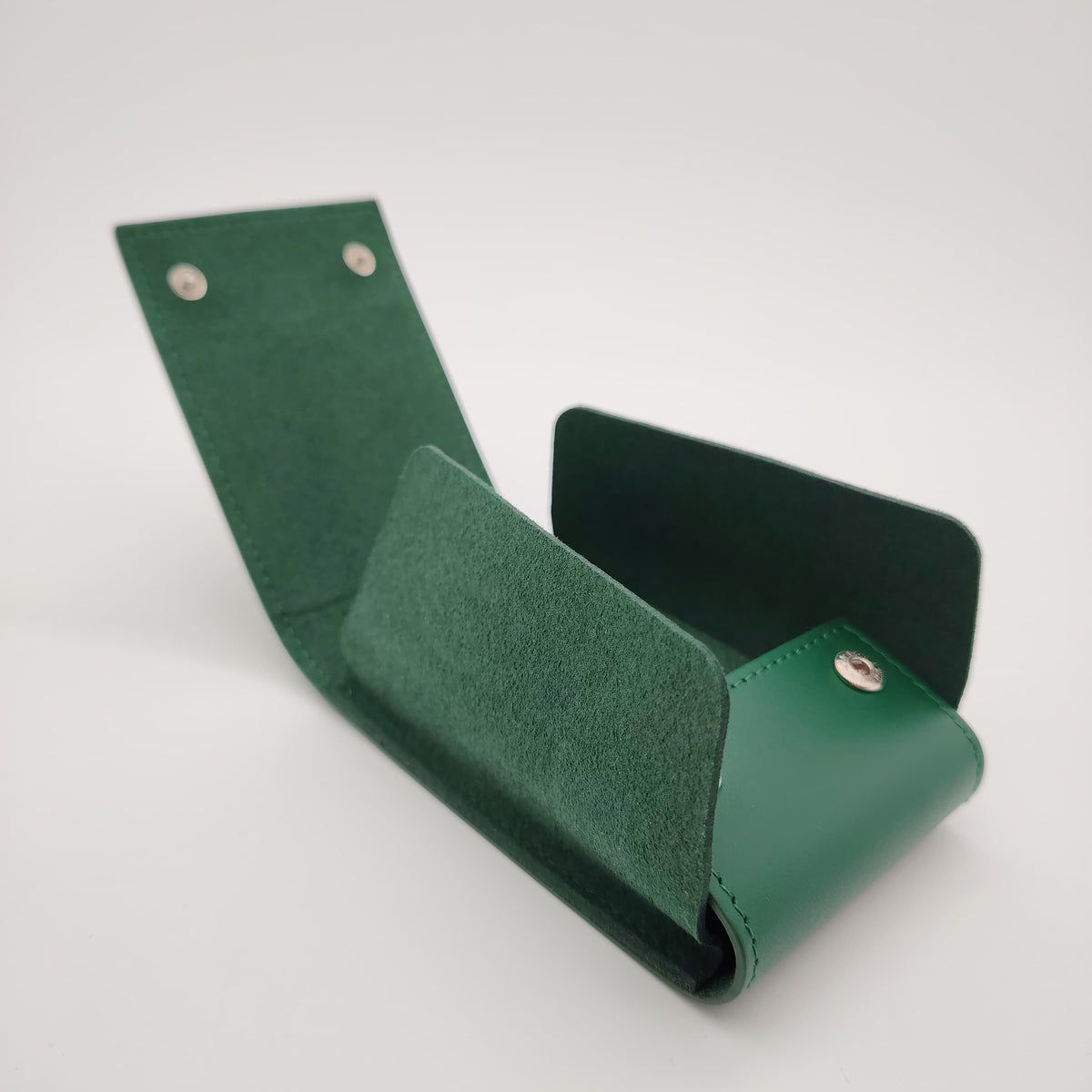 Rolex Green  Leather Watch Travel Pouch
