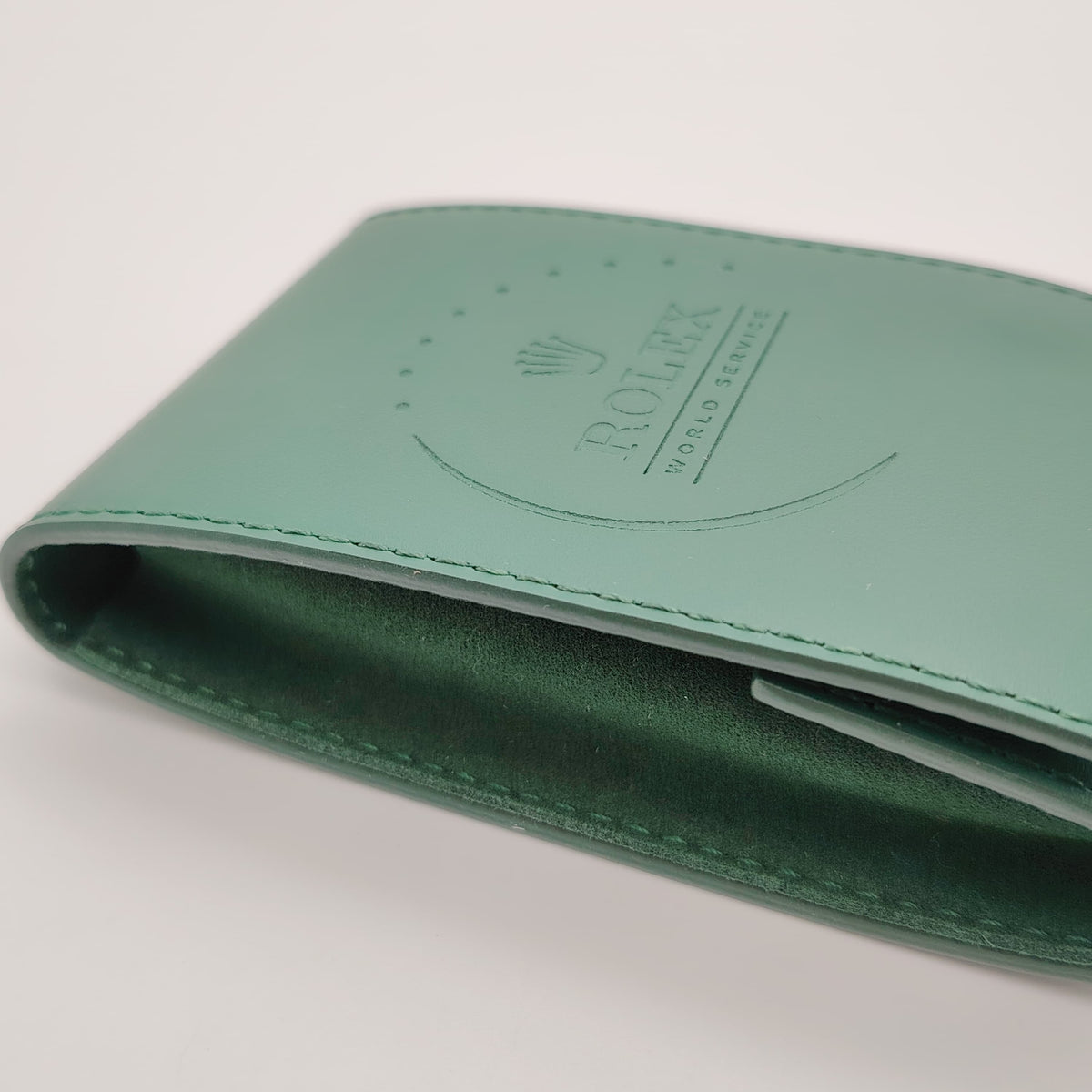 Rolex  World Service  Watch Pouch Green