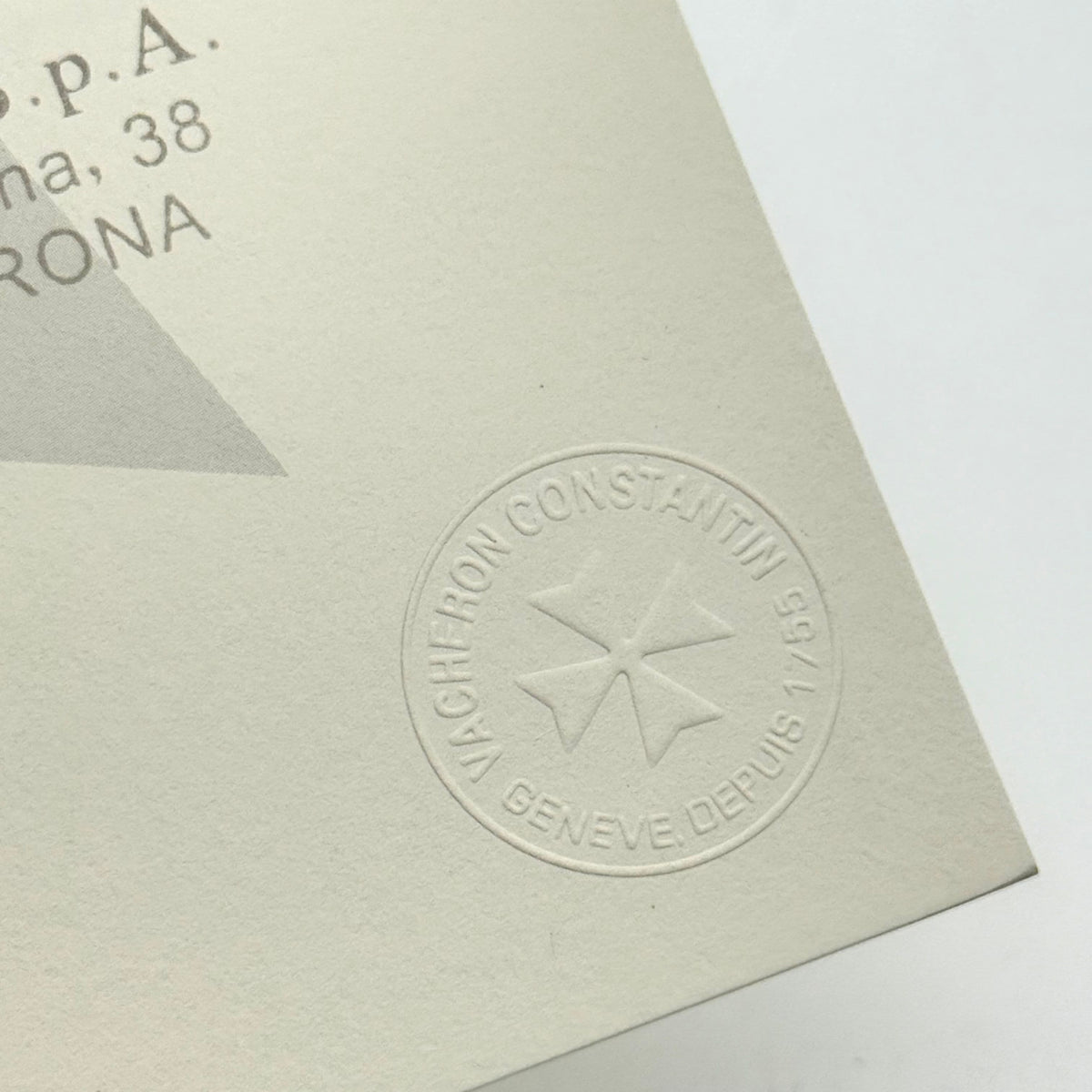 Authentic Vacheron Constantin Vintage Paper Warranty Certificate / Booklet – Blank & Unused